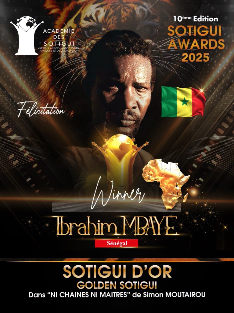 Ibrahim Mbaye - Sotigui d'Or 2025